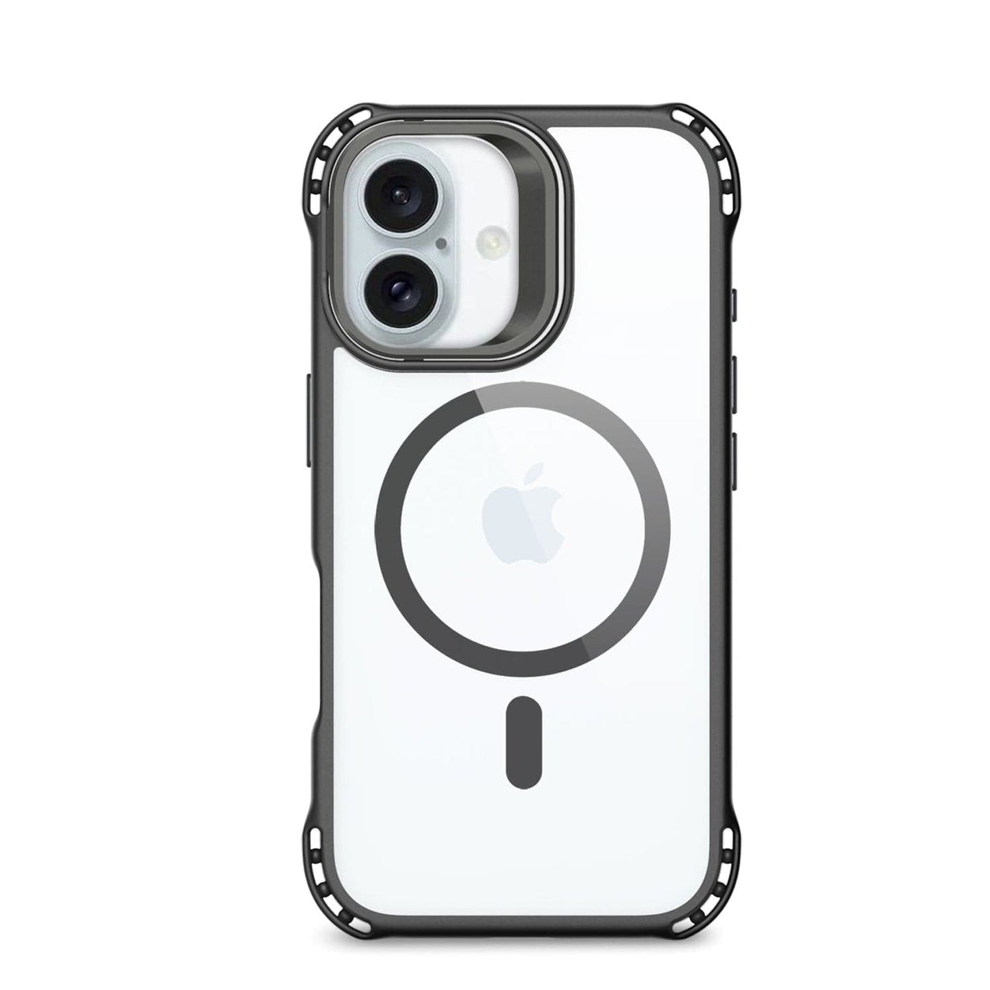 iPhone 16 Plus Clear Kickstand Case - Anti-Slip, Rugged, MagSafe | Venture Series