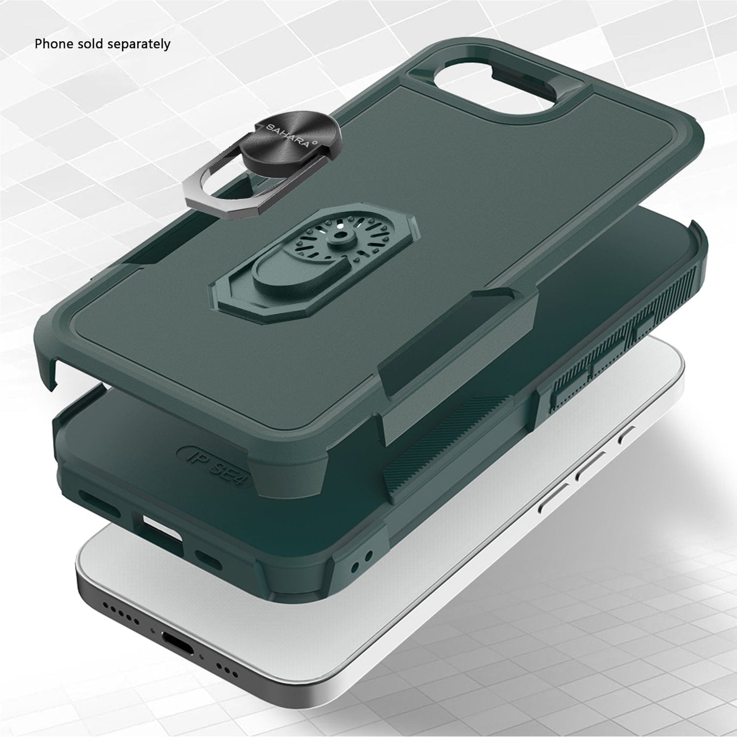 iPhone 17e & iPhone 16e Case - Heavy-Duty Kickstand, Anti-Slip | Raider Series