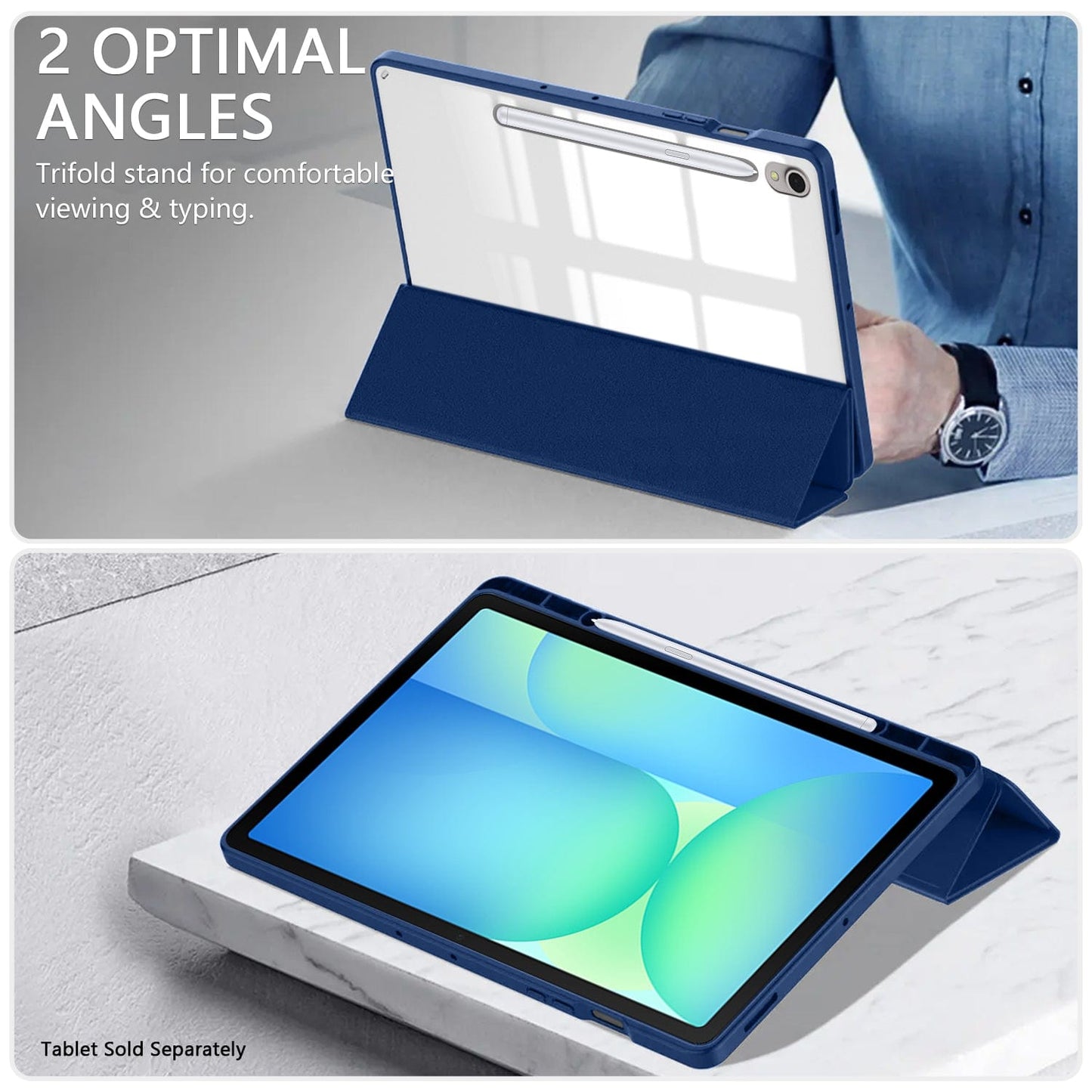 Samsung Galaxy Tab S10 FE+ Folio Case - Kickstand | Venture Series