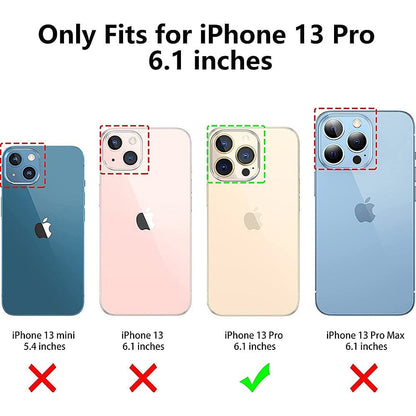 ZeroDamage Tempered Glass Rear Housing Protector (2-Pack) - iPhone 13 Pro