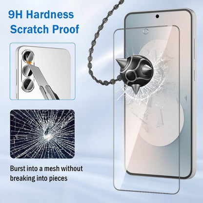 Samsung Galaxy S25 FE Screen Protector - Ultra-Strong Tempered Glass (2-Pack, Clear) | ZeroDamage