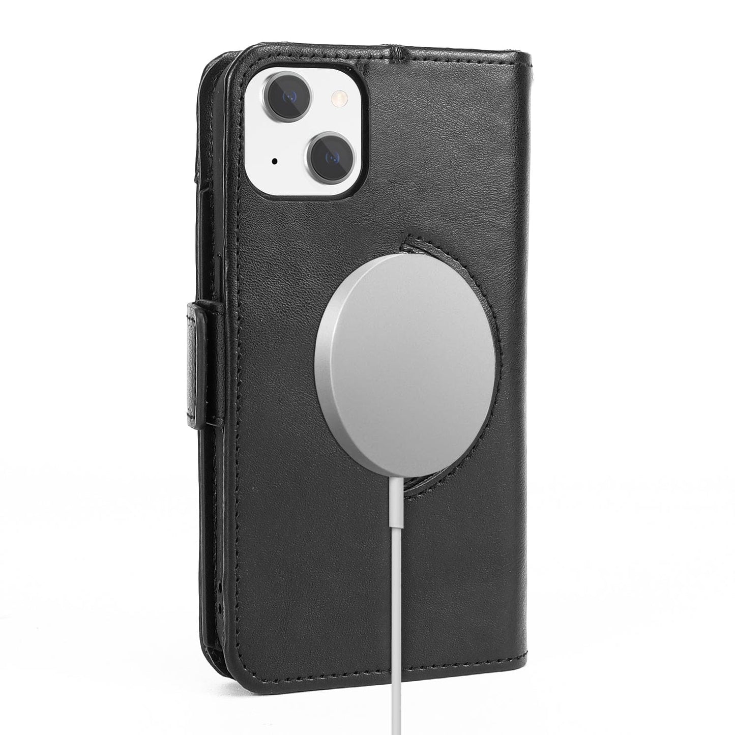 iPhone 15 Leather Wallet Case with MagSafe - Card Holder | Indy Series