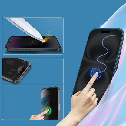 iPhone 16 Plus Privacy Tempered Glass Screen Protector - 9H Hardness, Anti-Spy | ZeroDamage