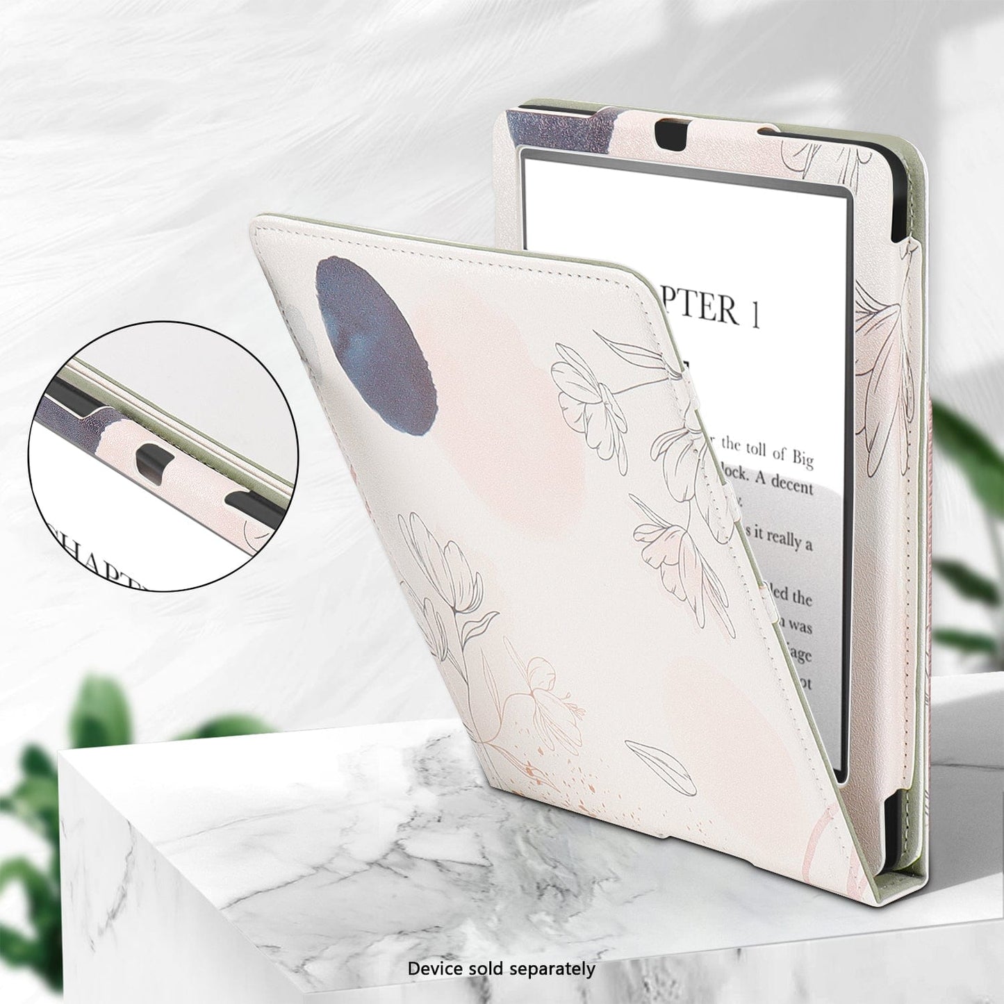 Amazon Kindle Paperwhite (2024) and Colorsoft Case - Vertical Folio, Stand | Indy Series