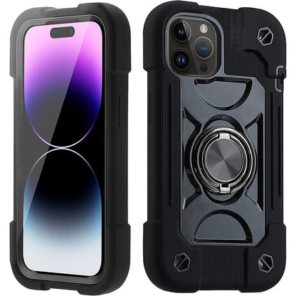 iPhone 14 Pro Max Heavy-Duty Case - Kickstand, Non-Slip Grip | Raider Series