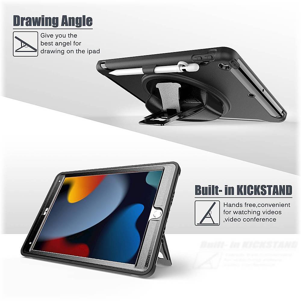 Raider Series Heavy Duty Hand Strap Case - iPad 10.2-inch