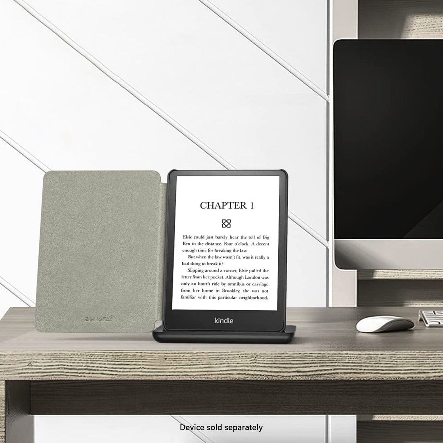 Amazon Kindle Paperwhite (2024) and Colorsoft Case - Folio, Vegan Leather | Venture Series