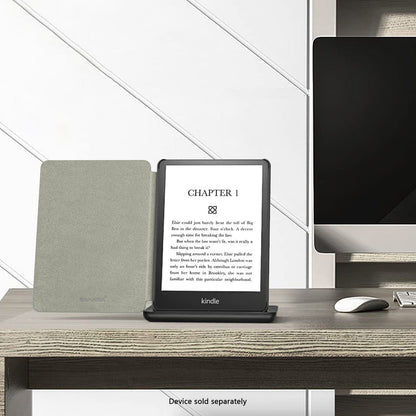 Amazon Kindle Paperwhite (2024) and Colorsoft Case - Folio, Vegan Leather | Venture Series