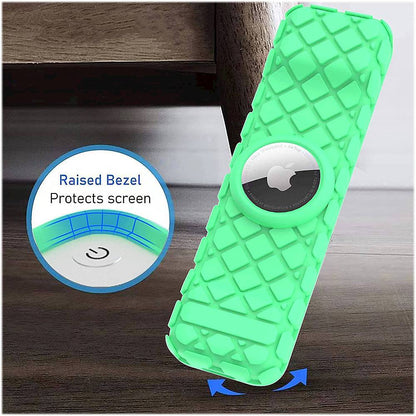 Apple TV 4K Remote Green Glow Silicone Case - Apple AirTag