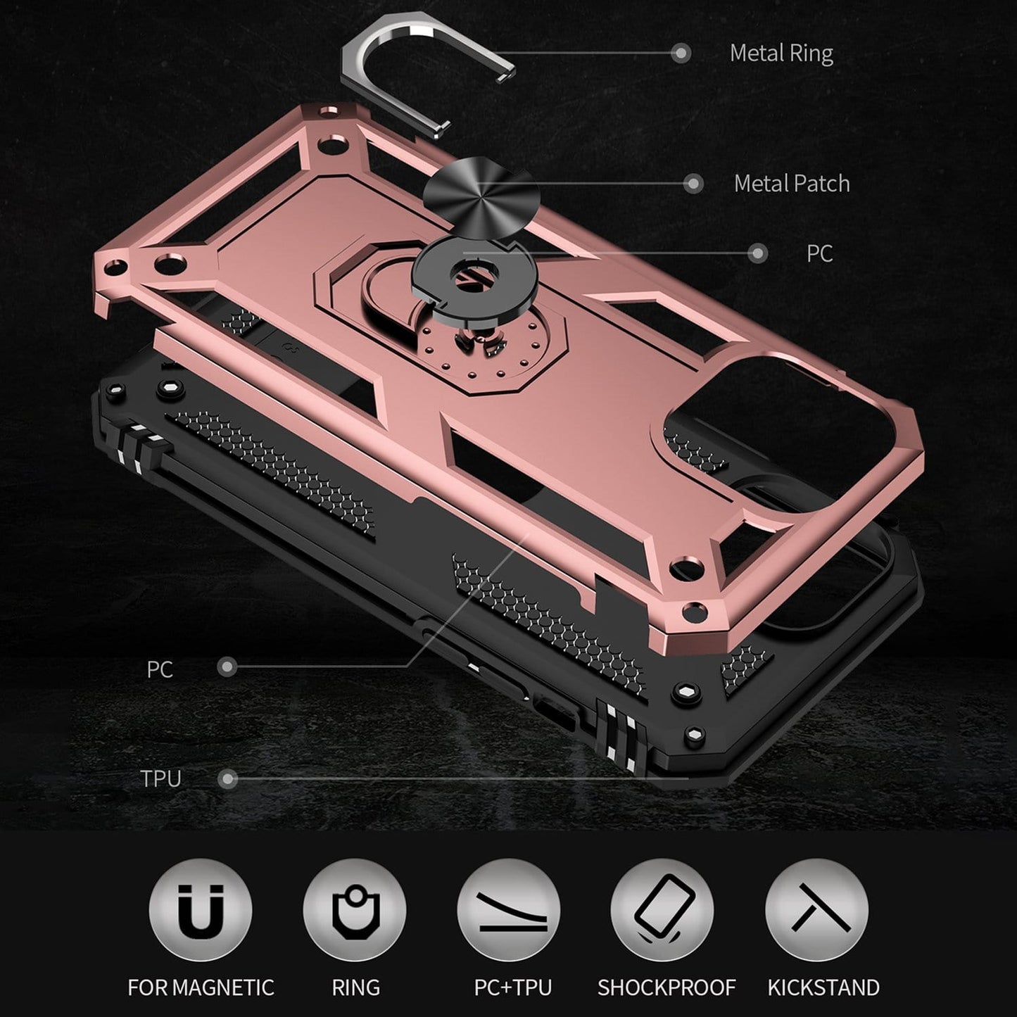 Raider Series Kickstand Case - iPhone 13 Pro Max