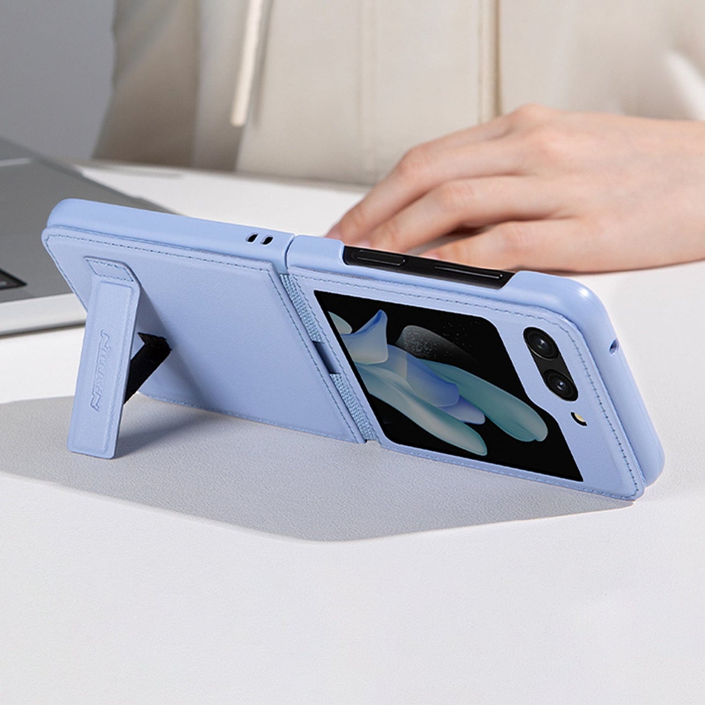 Indy Series Leather Kickstand Case - Samsung Galaxy Z Flip5