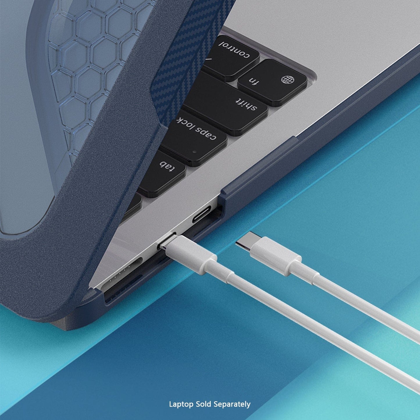 MacBook Air 15" (M3 - M5) with Adjustable Stand Case - Shock-Absorbing | Raider Ultra-Duty Series