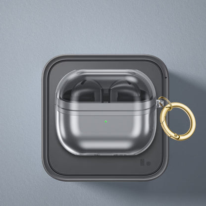 Samsung Galaxy Buds3, Buds3 Pro and Buds3 FE Case - Transparent with Carabiner | Venture Series