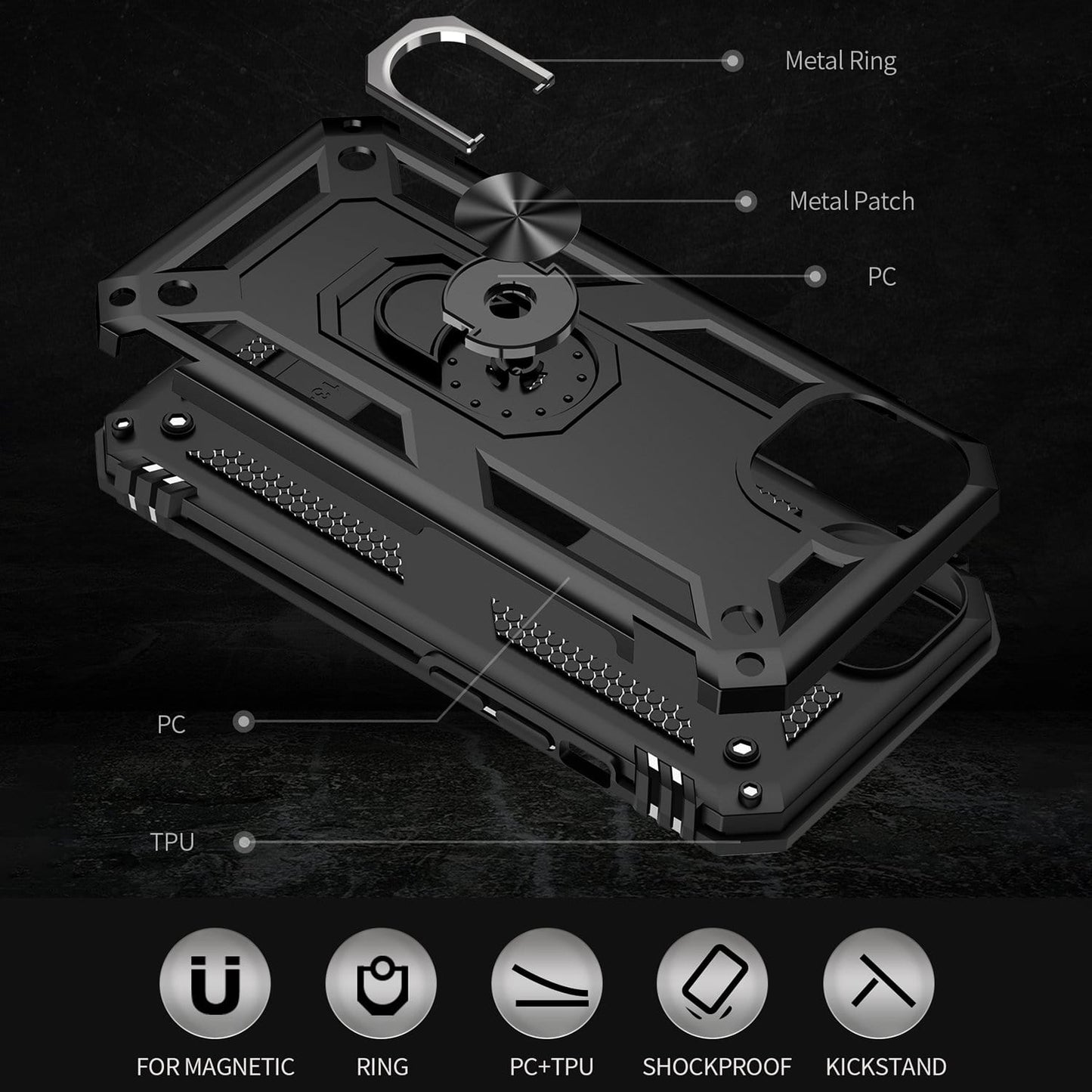 Raider Series Heavy-Duty Belt Clip Case - iPhone 14 & iPhone 13 - CP00131