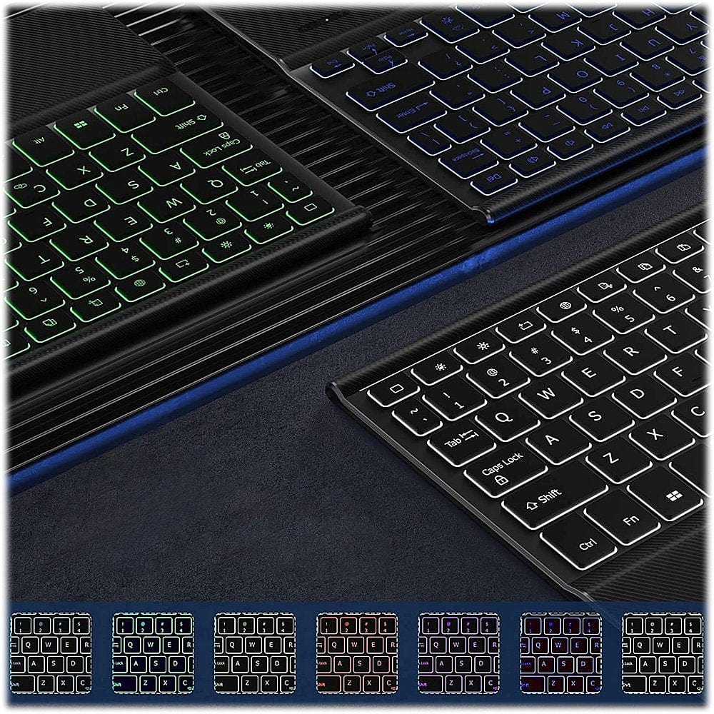 Navigate Series Leather-Folio Keyboard Case - Samsung Galaxy Tab S10+, Tab S9+, and Tab S9 FE+