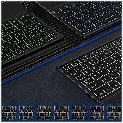 Navigate Series Leather-Folio Keyboard Case - Samsung Galaxy Tab S10+, Tab S9+, and Tab S9 FE+