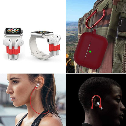 Red Silicone Accessories Kit - Apple AirPods 3 (3rd Generation)