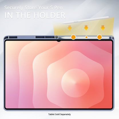 Samsung Galaxy Tab S11 Ultra Case - Folio Slim, Transparent Back | Venture Series