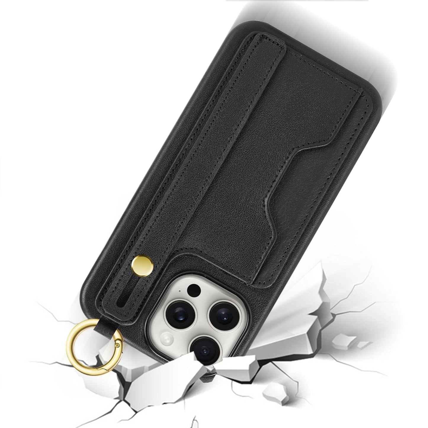 iPhone 15 Pro Max Leather Wallet FingerGrip Case with MagSafe | Indy Series