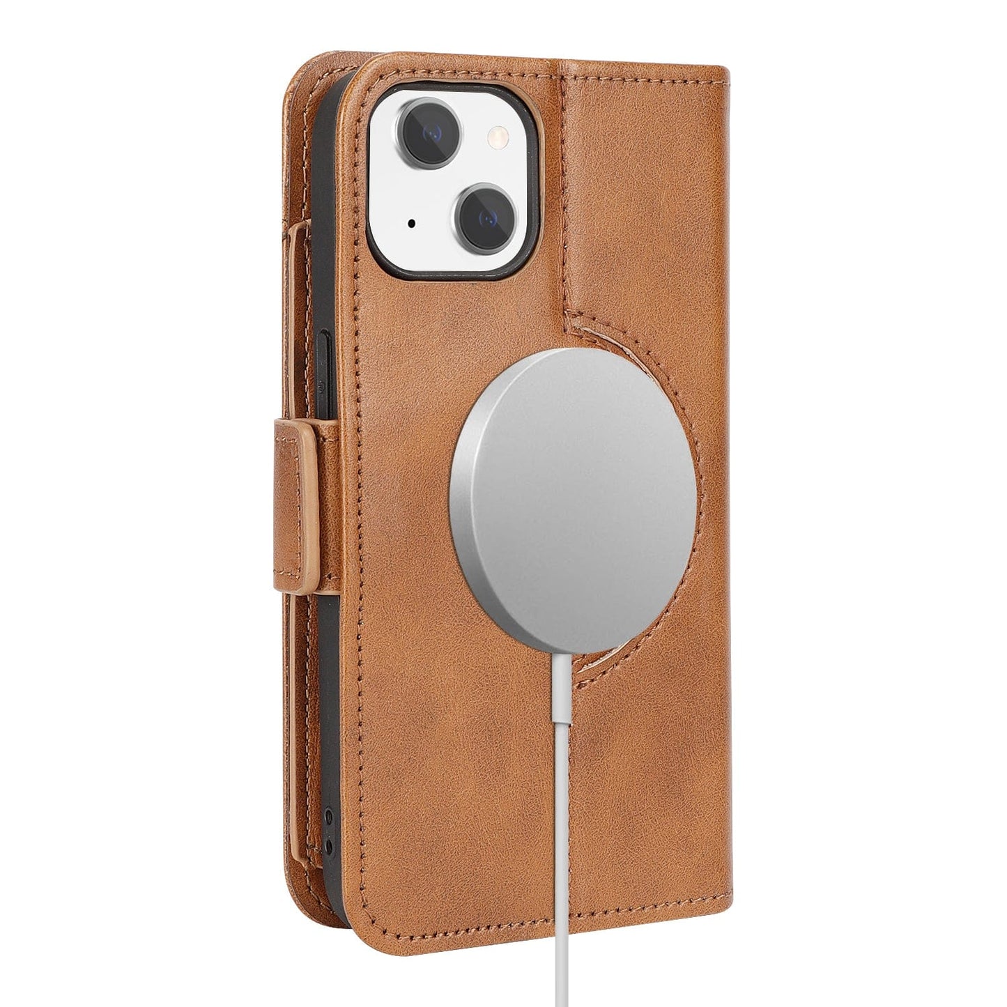 iPhone 15 Plus Leather Wallet Case with MagSafe - Card Holder | Indy Series