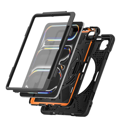iPad Pro 11-inch (M4 2024 / M5 2025) Case - Heavy-Duty with Hand Strap | Raider-X Series