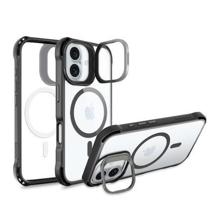 iPhone 16 Clear Kickstand Case - Anti- Slip, Rugged, MagSafe | Venture Series