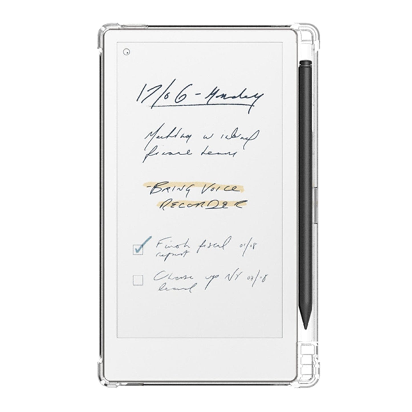 reMarkable Paper Pro Move 7.3" Clear Case - Anti-Shock Corners | Venture Series