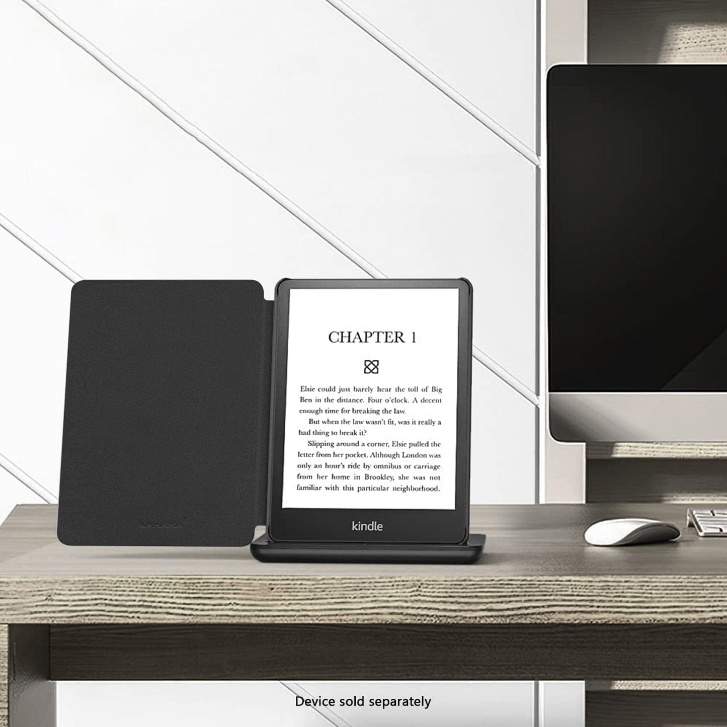 Amazon Kindle Paperwhite (2024) and Colorsoft Case - Folio, Vegan Leather | Venture Series