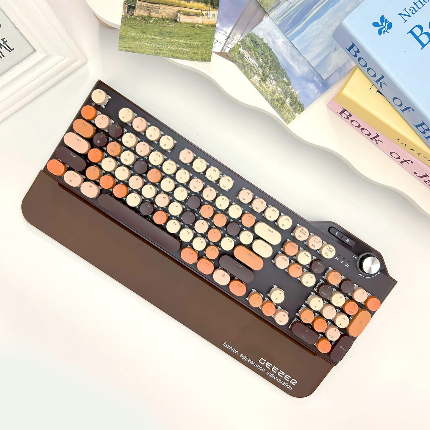 Wireless Keyboard - Silent Keys, 104 Keys Full Keyboard