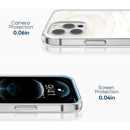 White Marble Series Case - iPhone 13 Pro Max