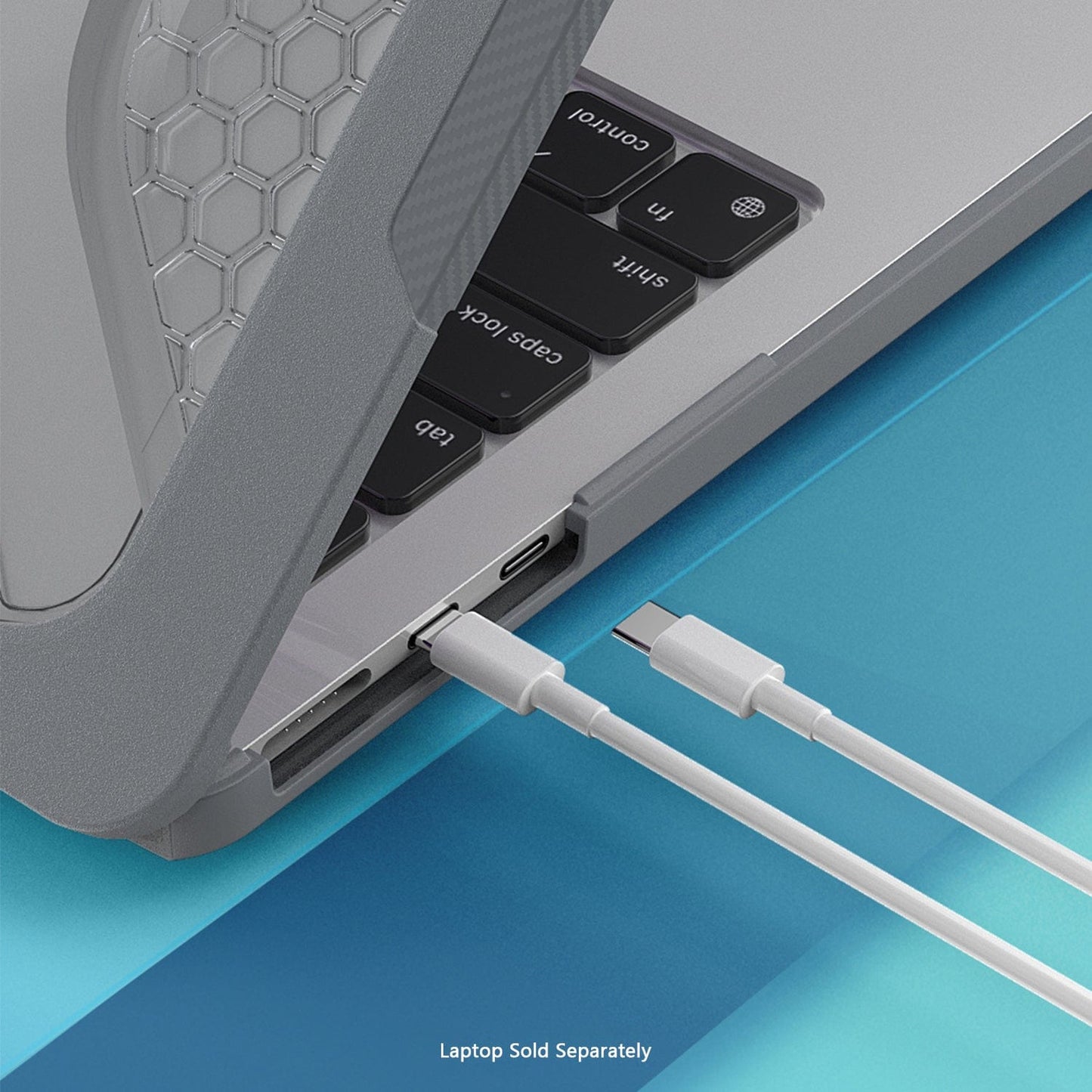 MacBook Air 15" (M3 - M5) with Adjustable Stand Case - Shock-Absorbing | Raider Ultra-Duty Series