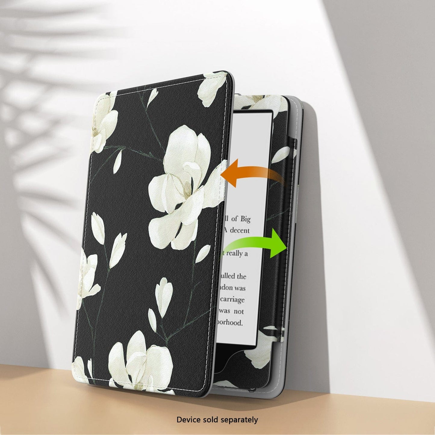 Amazon Kindle Paperwhite (2024) and Colorsoft Case - Folio, Hand Strap & Kickstand | Indy Series