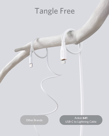 Anker <b>641</b> USB-C to Lightning Cable (Flow, Silicone)