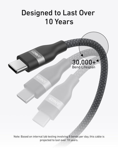 Anker Laptop Power Bank (25K, 165W, Built-In and Retractable Cables)