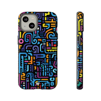 NEON GLYPHS | Tough Phone Case