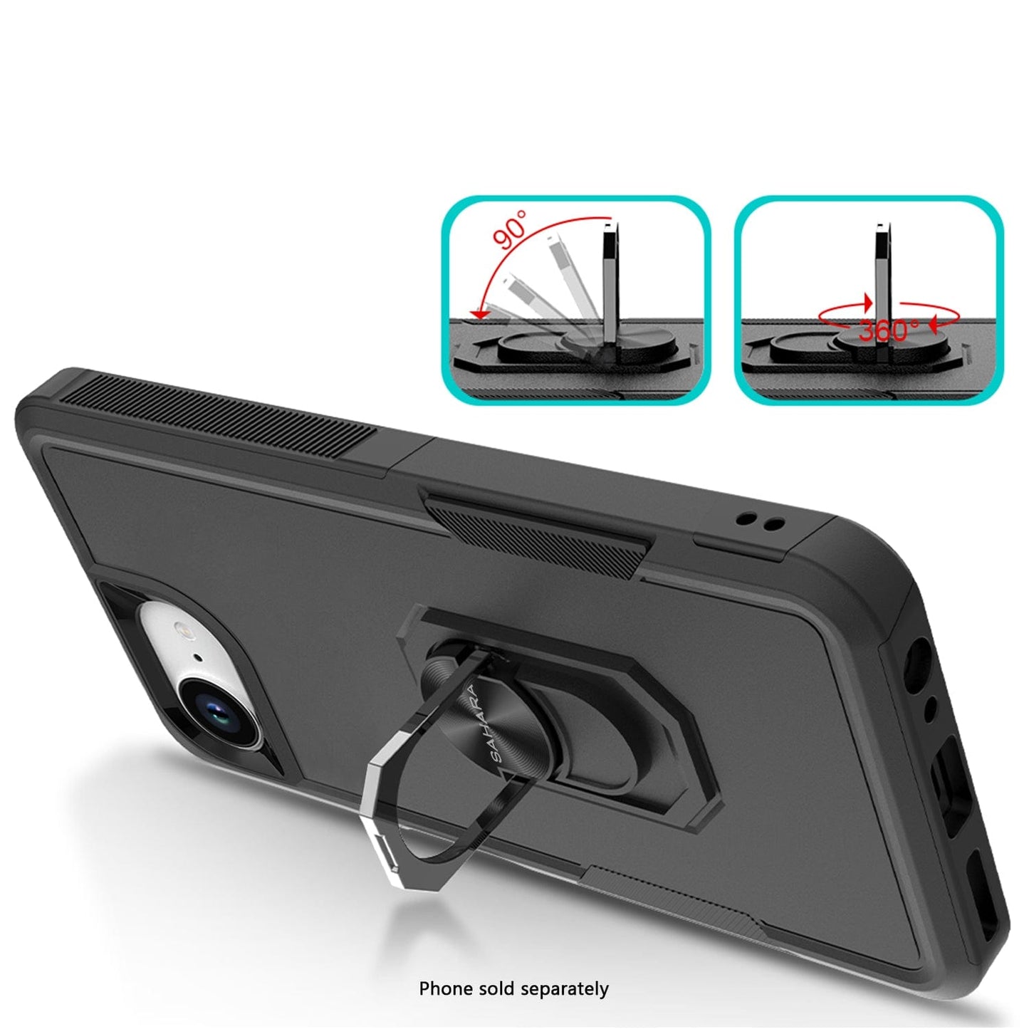 iPhone 17e & iPhone 16e Case - Heavy-Duty Kickstand, Anti-Slip | Raider Series