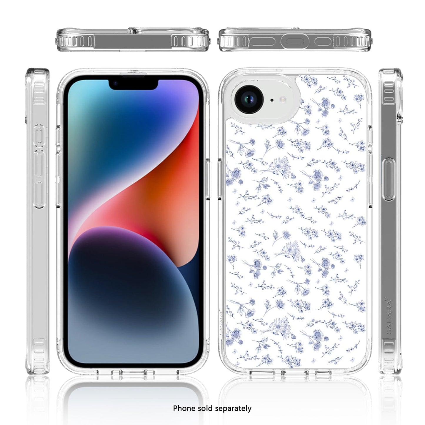 iPhone 17e & iPhone 16e Floral Case - Shock-Absorbing, Anti-Slip | Inspire Series