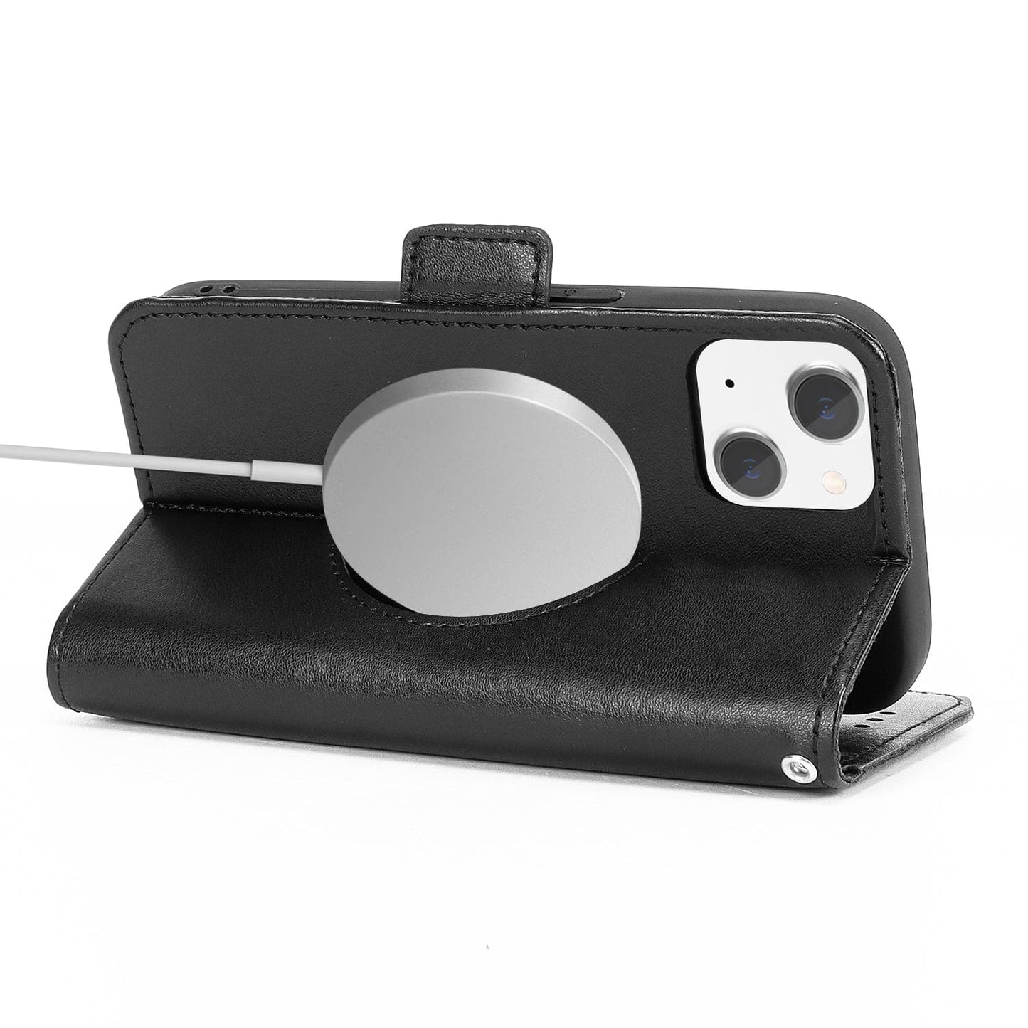 iPhone 15 Leather Wallet Case with MagSafe - Card Holder | Indy Series