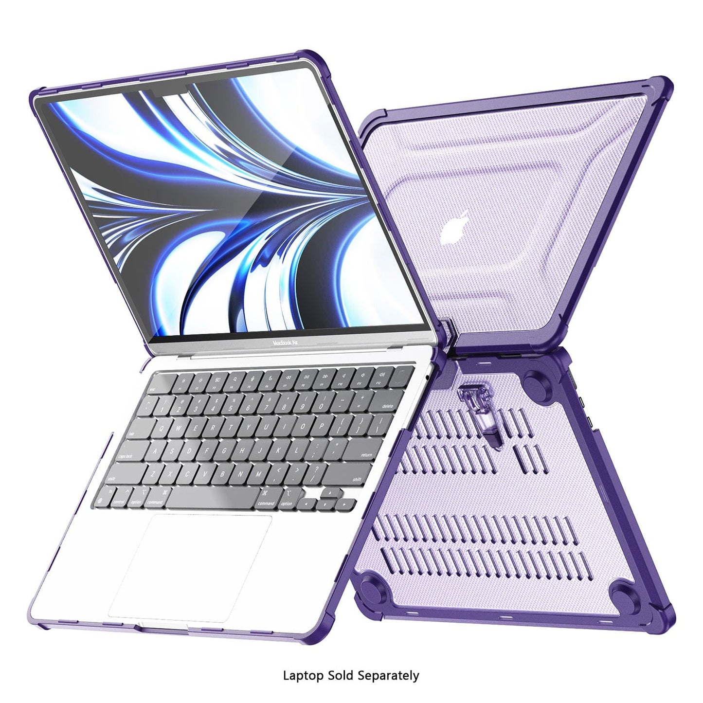 MacBook Air 13.6-inch (M3-M5) with Adjustable Stand Case – Heavy-Duty | Raider Series