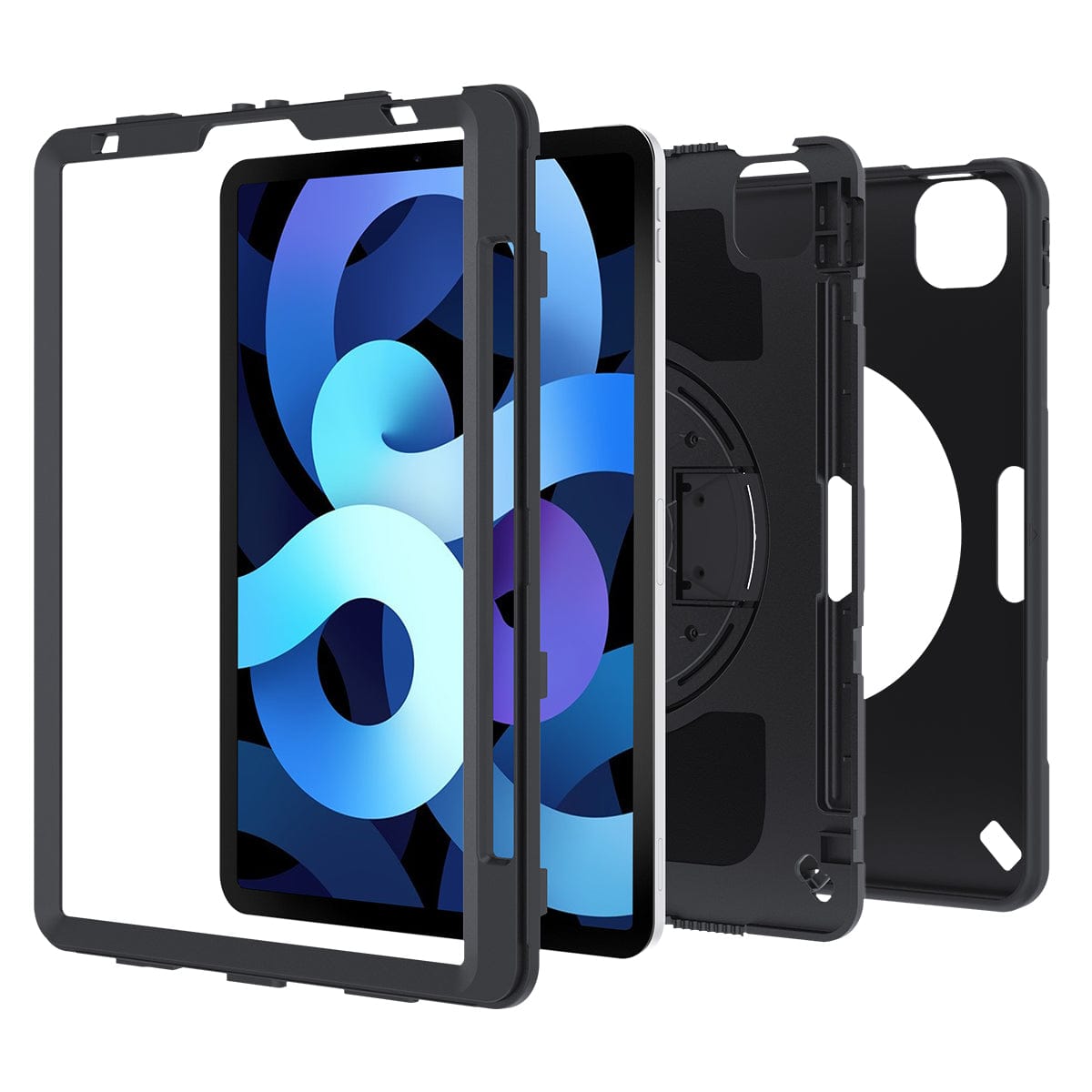Raider Series Heavy-Duty Hand Strap Case - Apple iPad Air 10.9-inch (4th/5th Gen) and iPad Air 11-inch (M2 & M3 & M4)