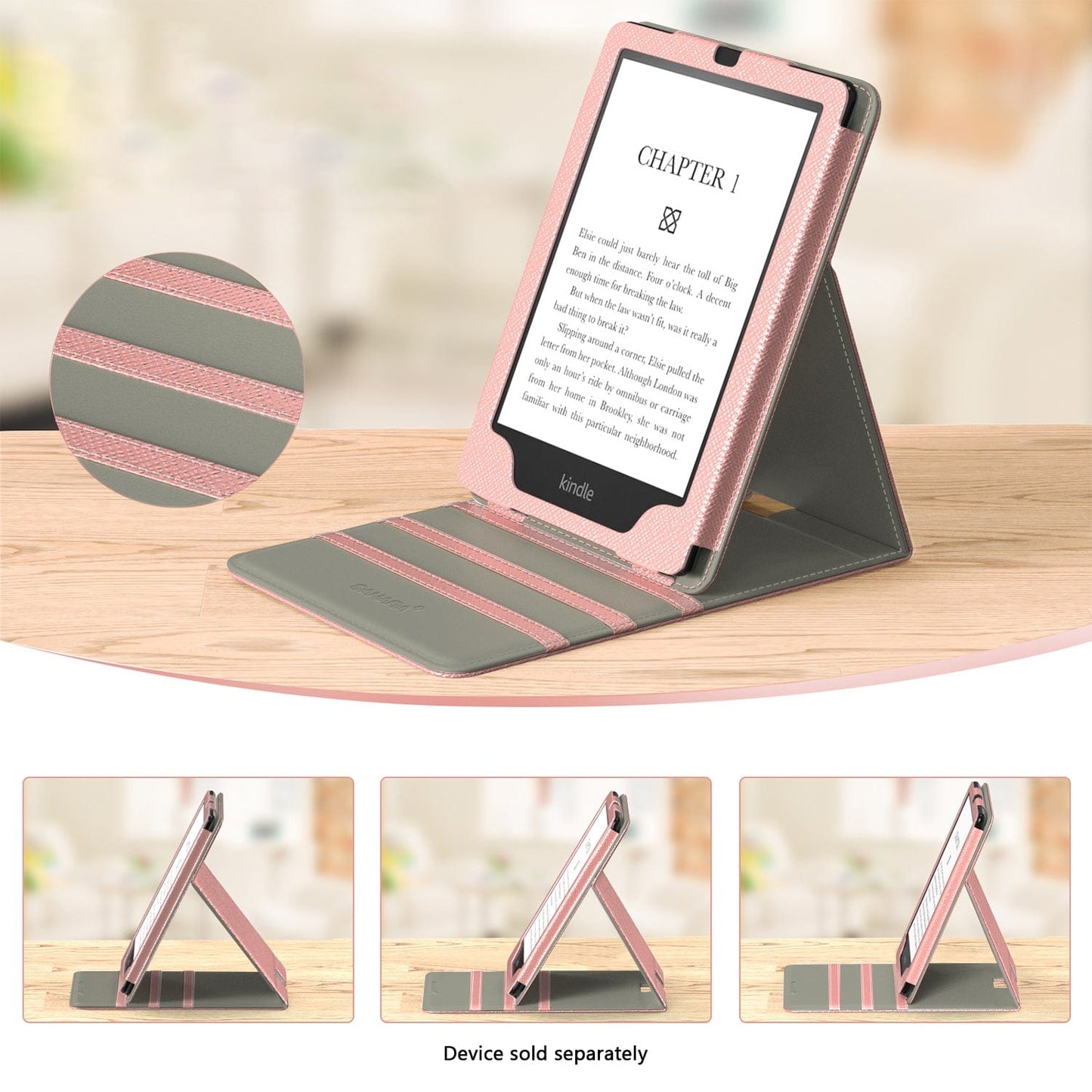 Amazon Kindle Paperwhite (2024) and Colorsoft Case - Vertical Folio, Stand | Indy Series