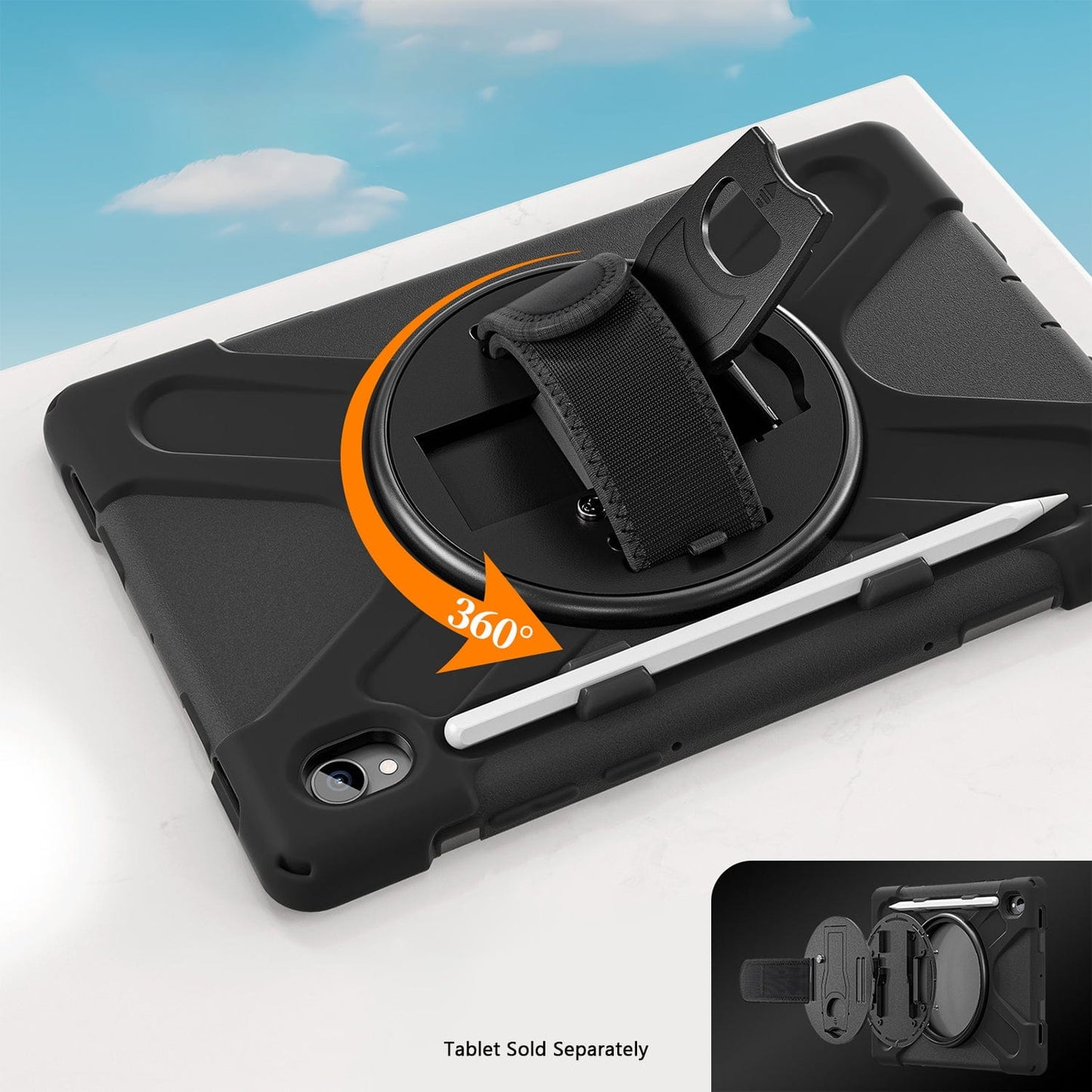 Samsung Galaxy Tab S11 Ultra Case - Heavy-Duty with Hand & Shoulder Strap | Raider-X Series
