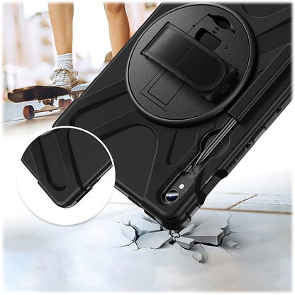 Raider X Series Heavy Duty Hand Strap Case - Galaxy Tab S10 Lite (2025), S10 FE, Tab S8, Tab S9, and Tab S9 FE