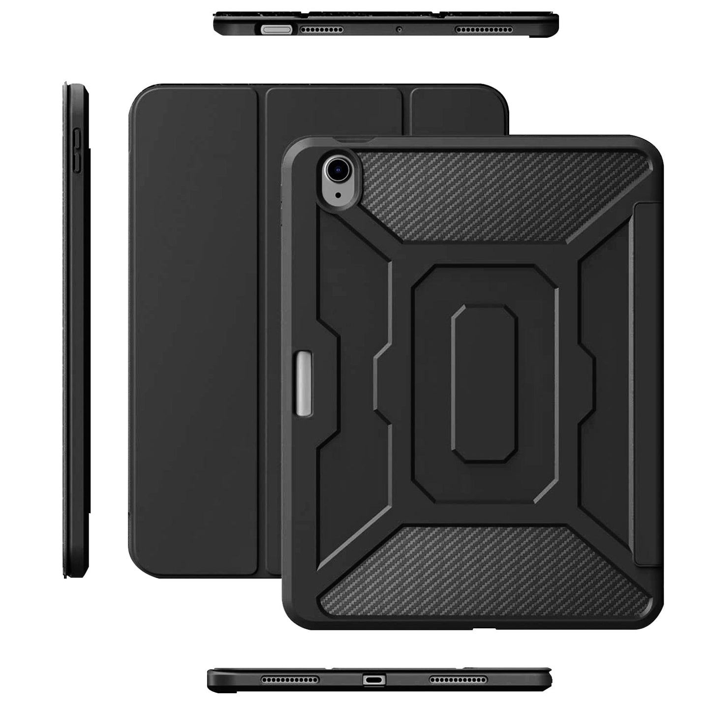 Raider Series Heavy Duty Tri-Fold Case - iPad A16 11-inch & iPad 10.9-inch 10th/11th/12th Generation