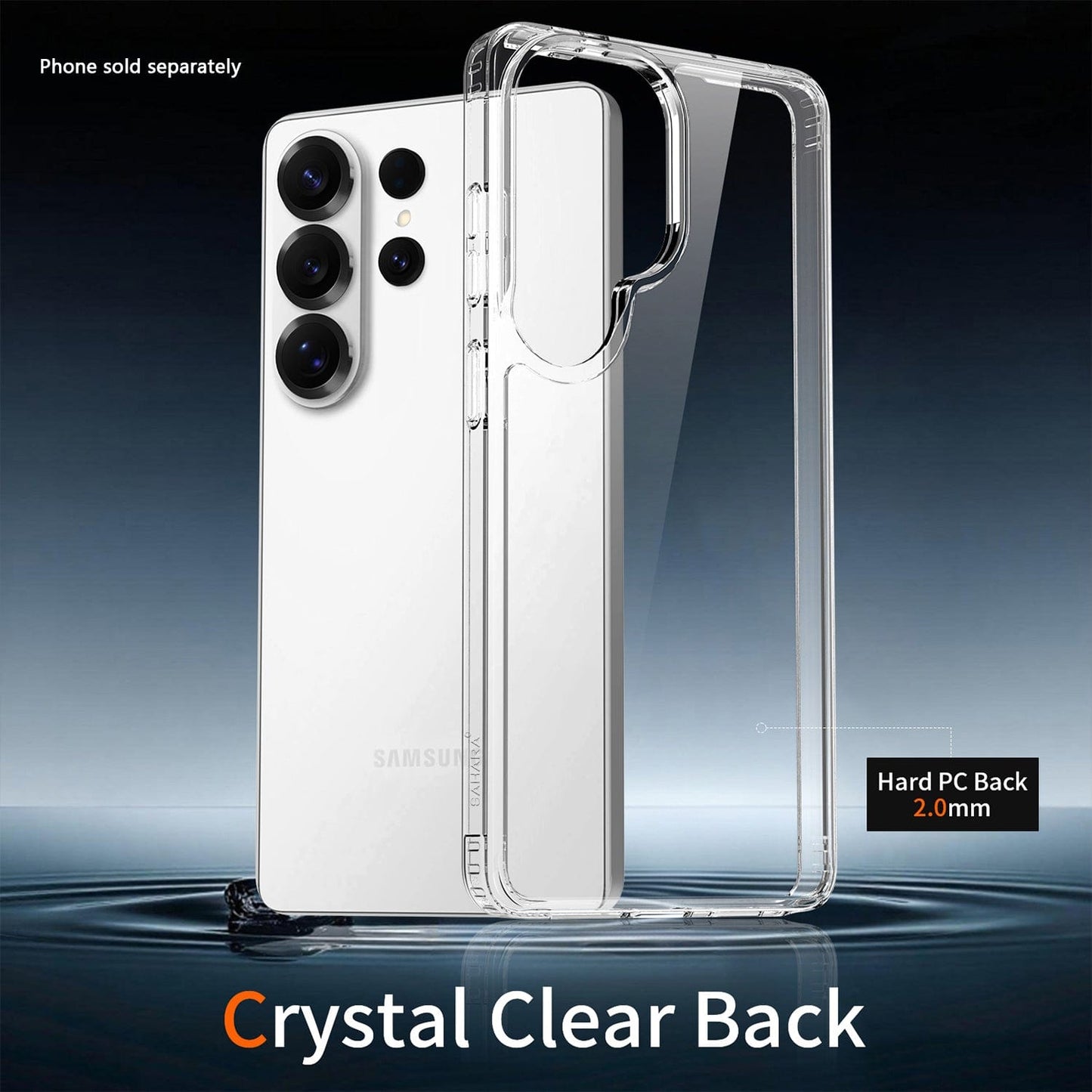 Samsung Galaxy S26 Ultra Clear Case - Anti-Slip Grip | Venture Series