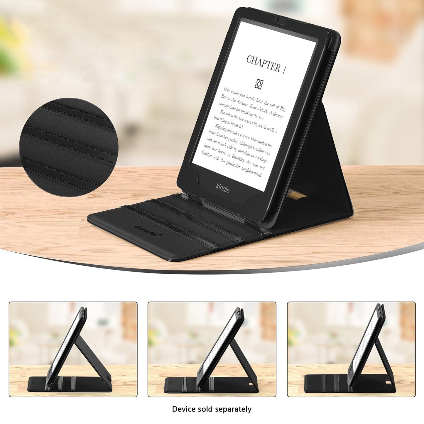 Amazon Kindle Paperwhite (2024) and Colorsoft Case - Vertical Folio, Stand | Indy Series