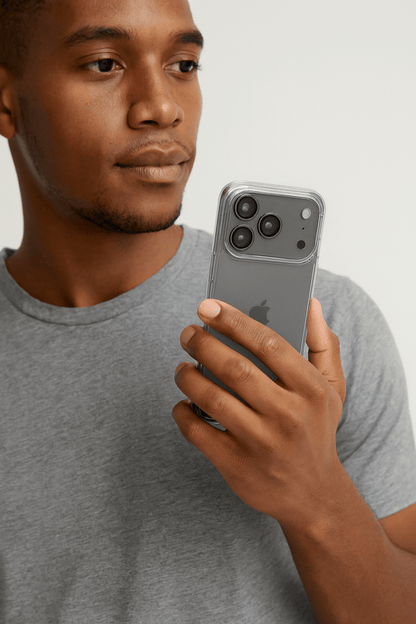 iPhone 17 Pro Max Clear Case - Slim, Anti-Slip Grip | Venture Series