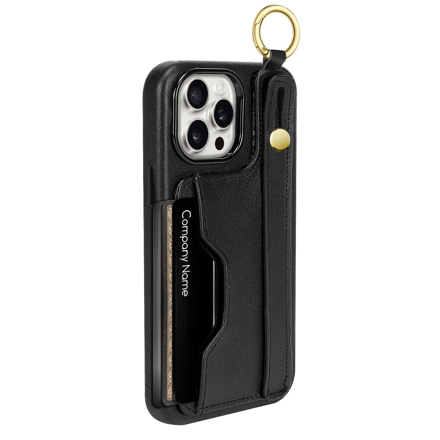 iPhone 15 Pro Max Leather Wallet FingerGrip Case with MagSafe | Indy Series