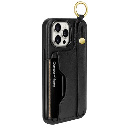 iPhone 15 Pro Max Leather Wallet FingerGrip Case with MagSafe | Indy Series