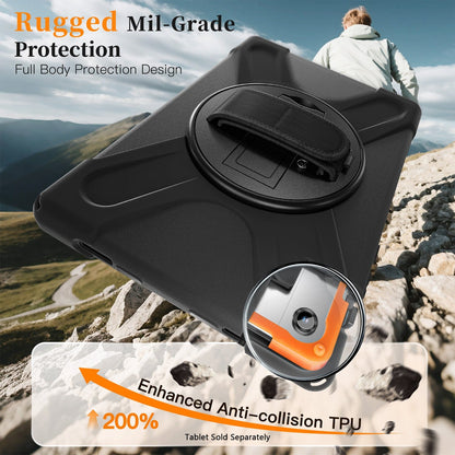 Samsung Galaxy Tab A11+ / A9+ 11-inch Case - Heavy-Duty, Hand Strap | Raider-X Series